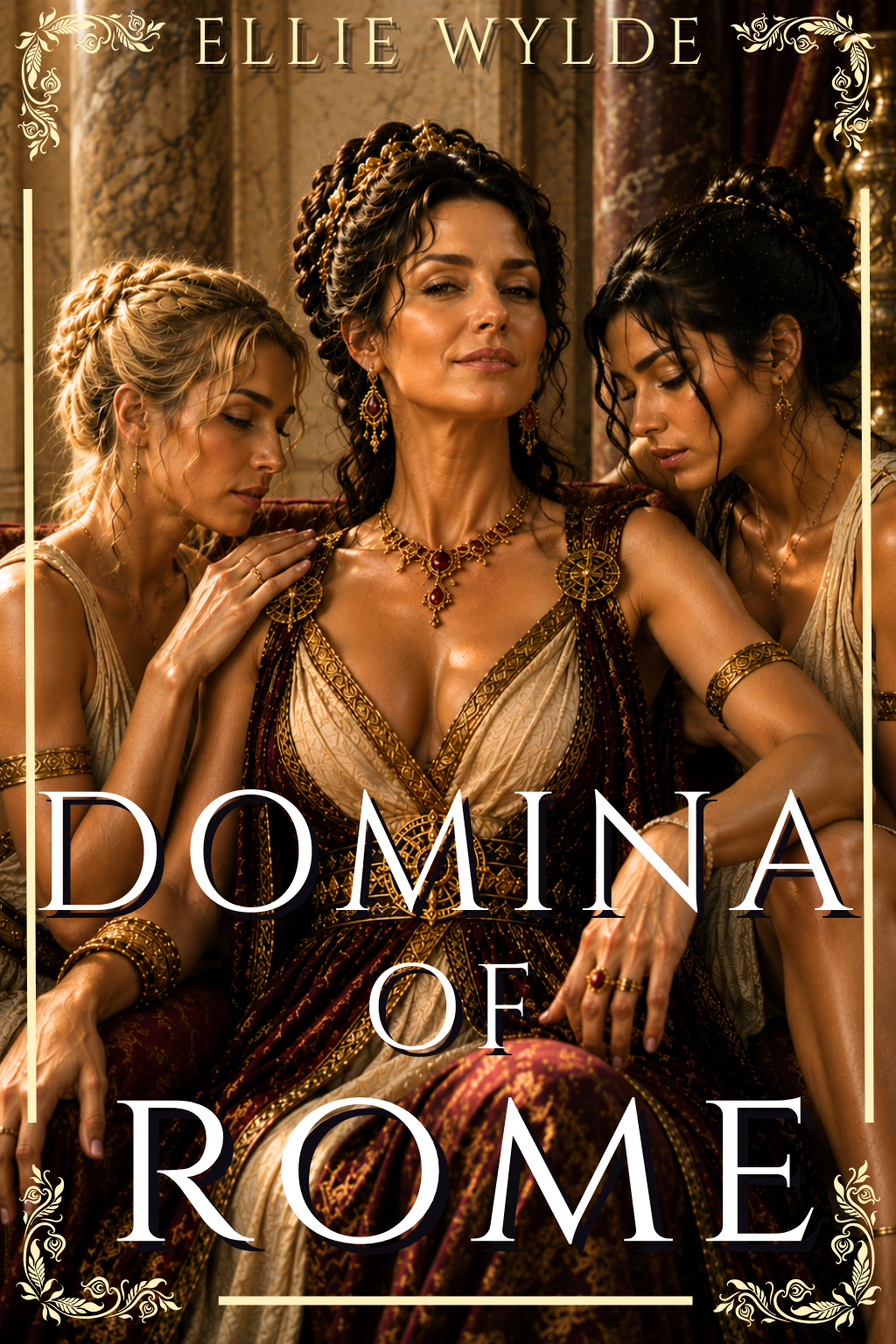 Domina of Rome by Ellie Wylde historical lesbian fiction book cover