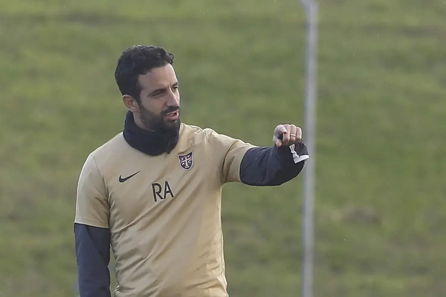 Rúben Amorim al Casa Pia durante un allenamento