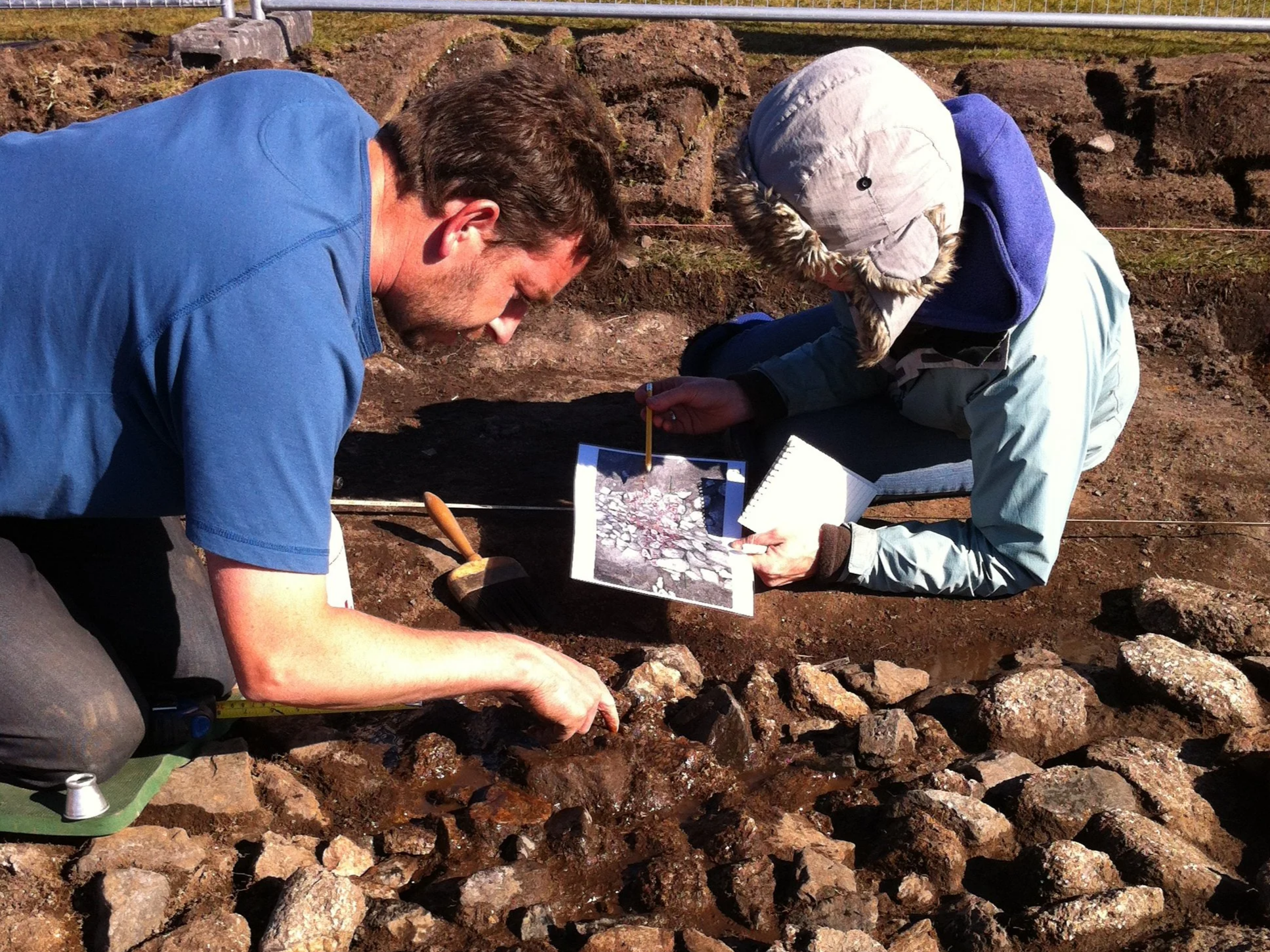 Calum studies the Hurlers Pavement as a geological advisor as part of an Archaeology project called Mapping the Sun.