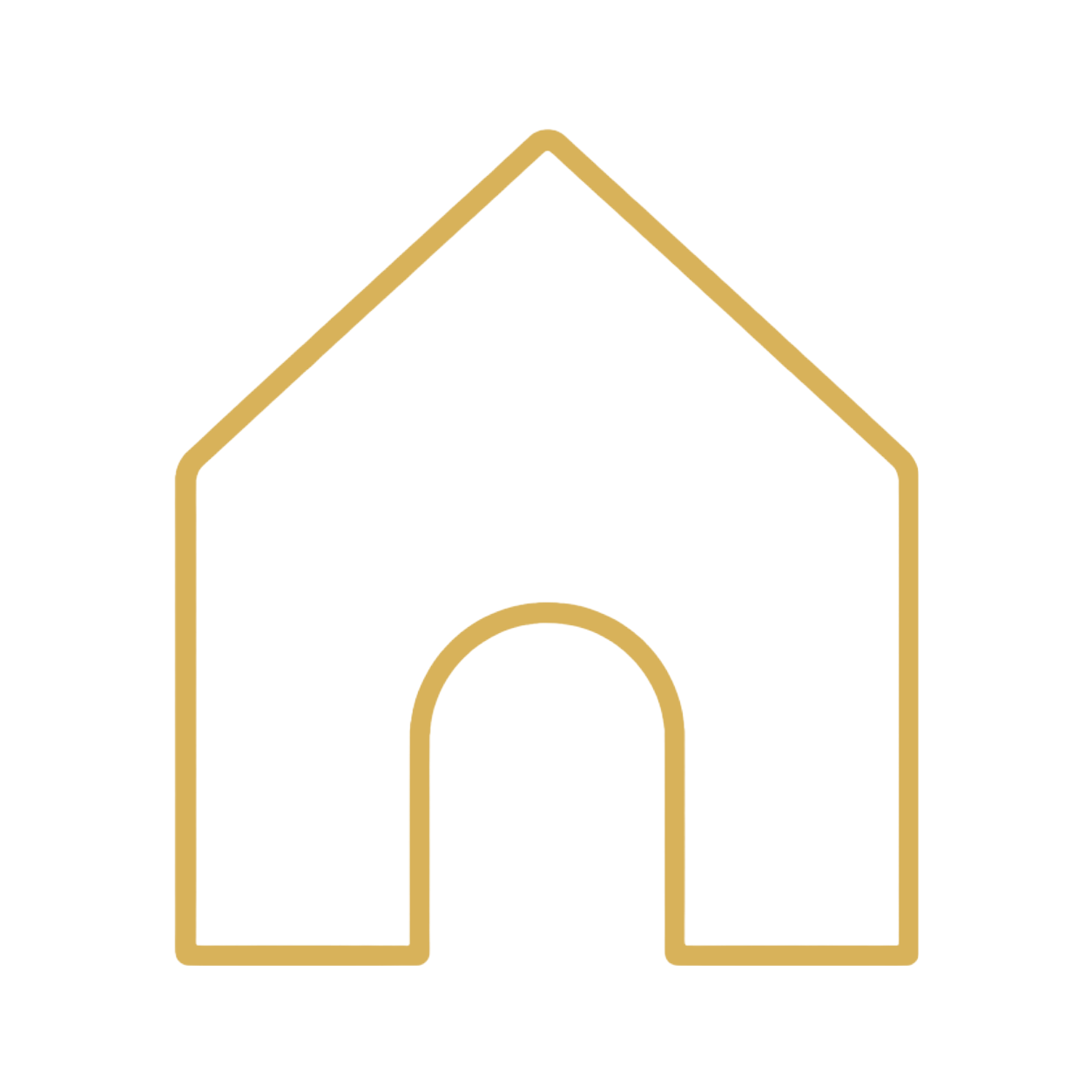 Line-art icon representing a truly calm and peaceful space