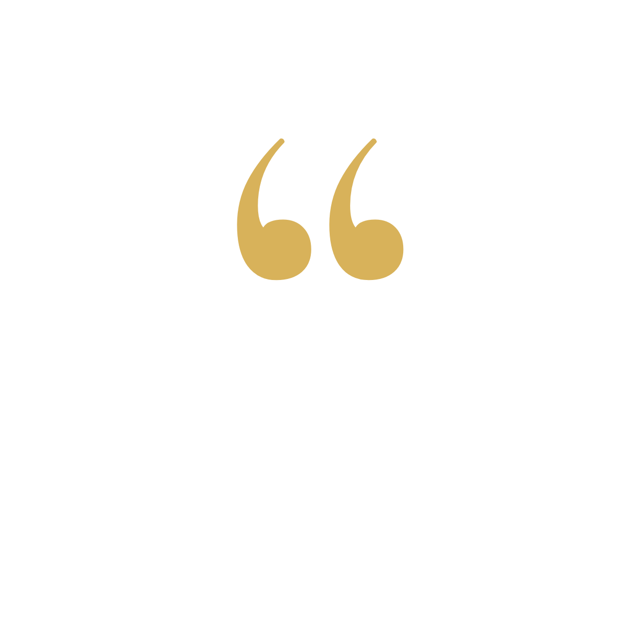 Decorative golden quotation marks