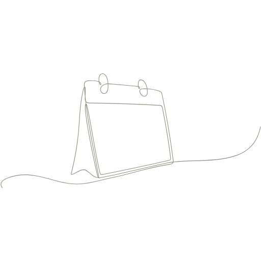 Line-art icon representing opening hours