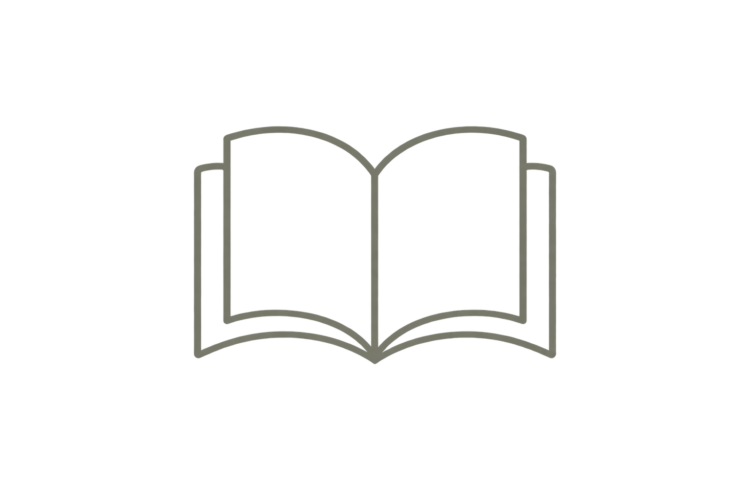 Line-art icon representing education