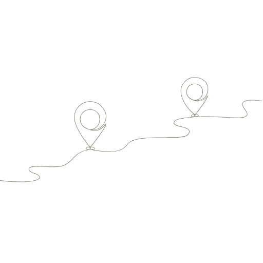 Line-art icon representing the center's location