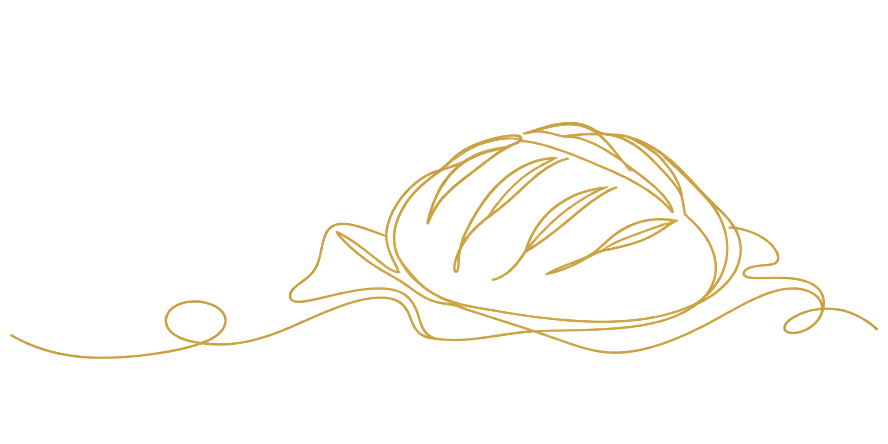 Line-art icon representing shaping dough