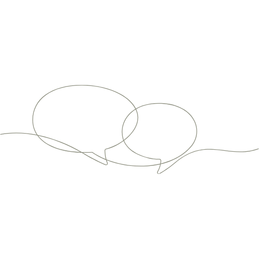 Line-art icon representing leaving a message