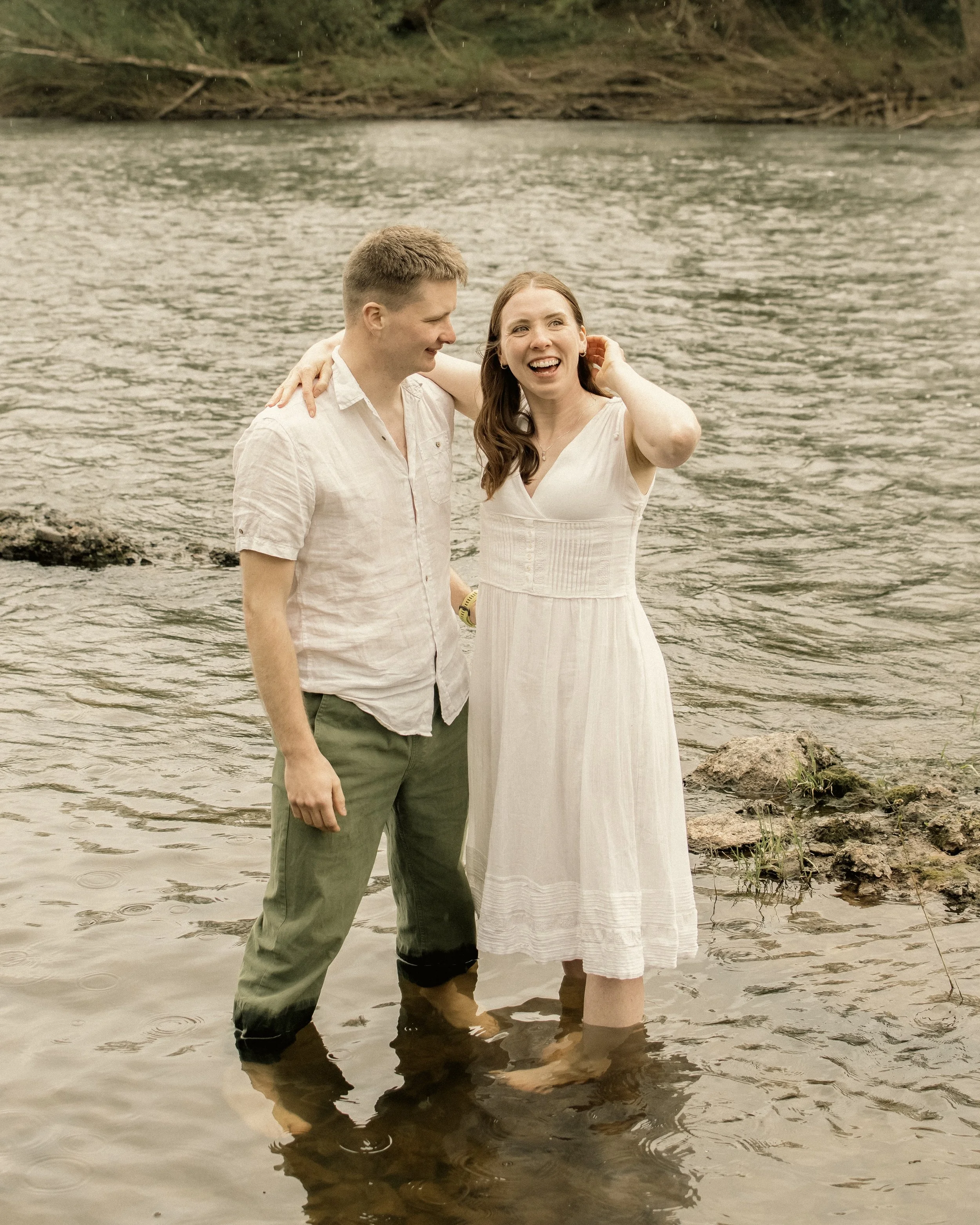 documentary romantic candid couple engagement photography water river.jpg