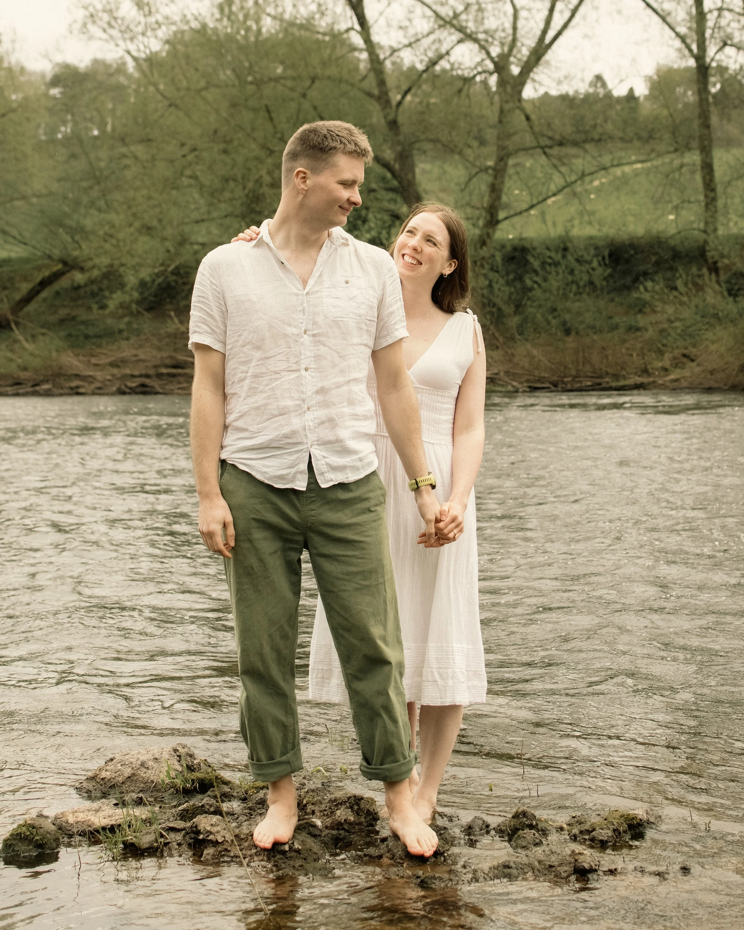 documentary romantic candid couple engagement photography water river.jpg