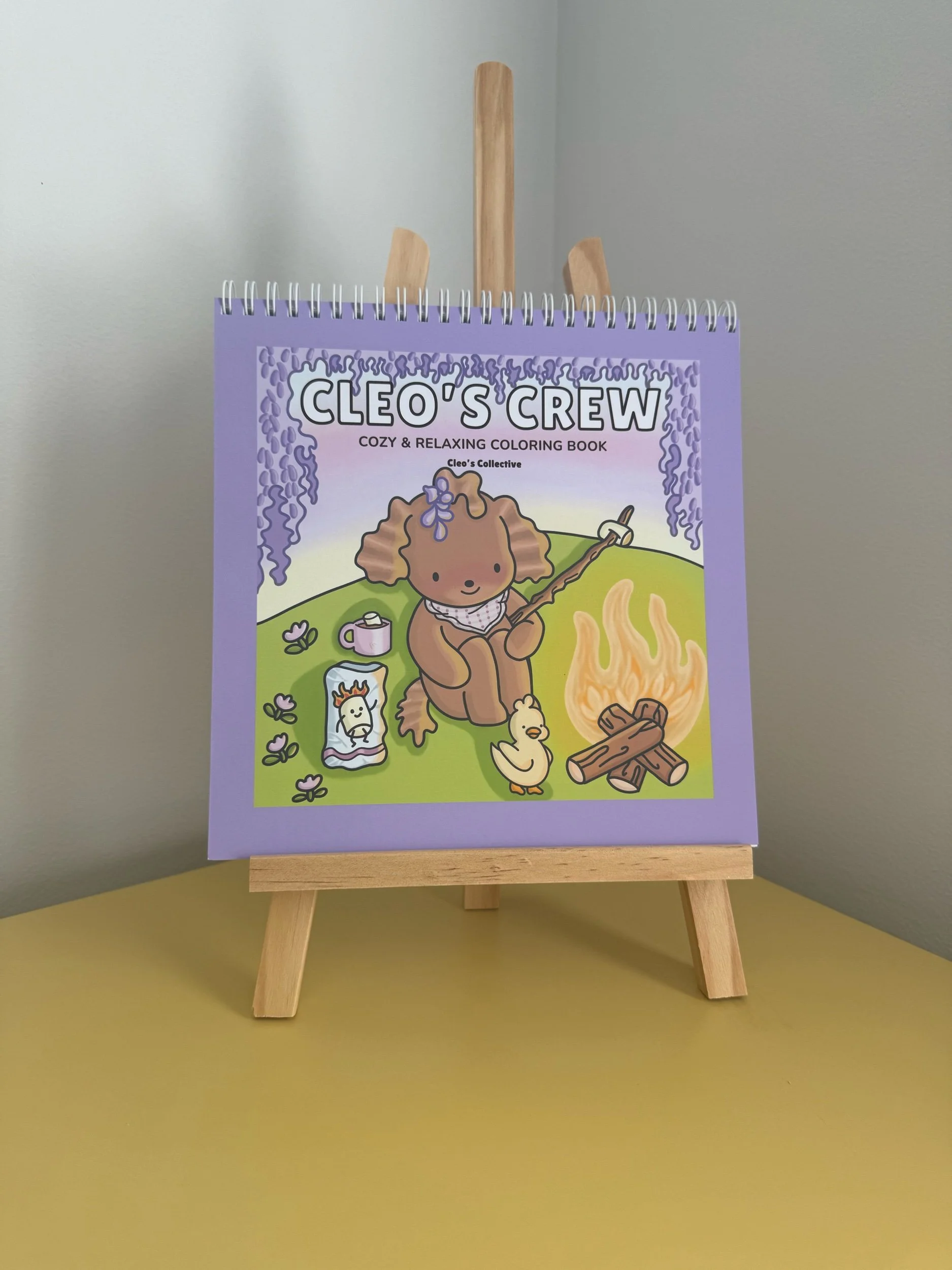 Cleo's Crew: Cute & Relaxing Coloring Book