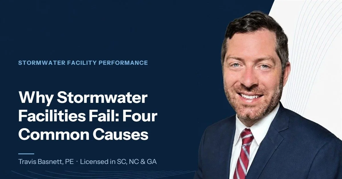 Why Stormwater Facilities Fail: Design, Construction, Maintenance, or Changed Conditions?