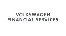 Volkswagen Financial Services logo on a white background.