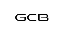GCB logo in black text