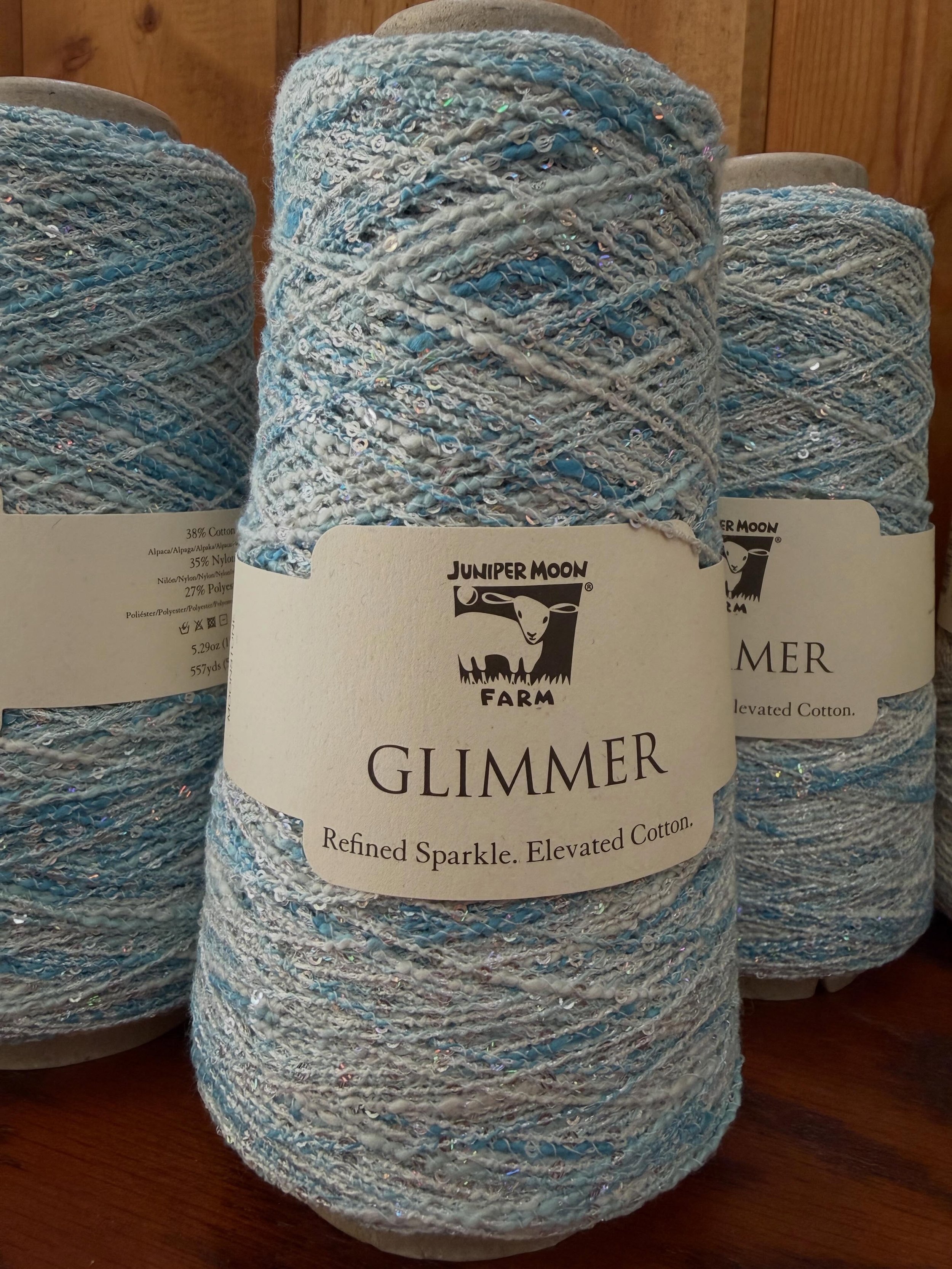We&rsquo;re going to need some shiny things in our lives with this week&rsquo;s weather forecast!  Glimmer and Cotton + Merino Chic are both that:  Shiny!  Come down and check it out before the storms hit!

#oldsunknits #cuzzywasadingdong #shinything