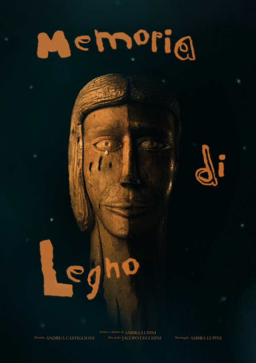 Poster ufficiale del cortometraggio Memoria di legno di Ambra Lupini