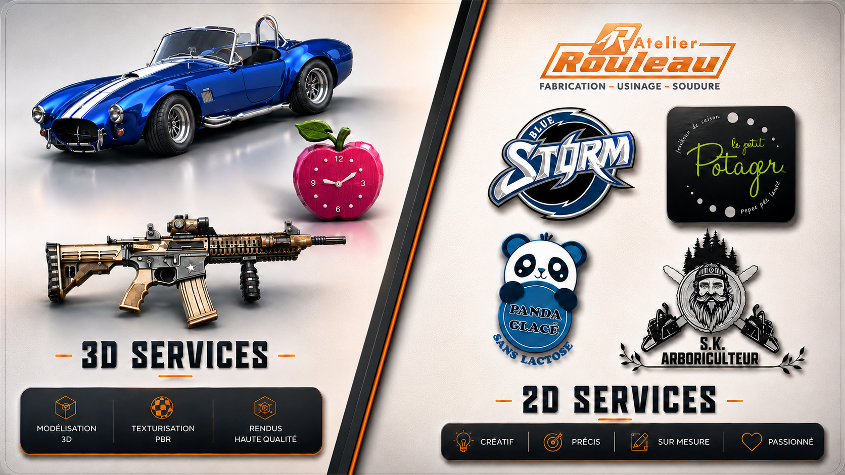 3D Services et 2D Services