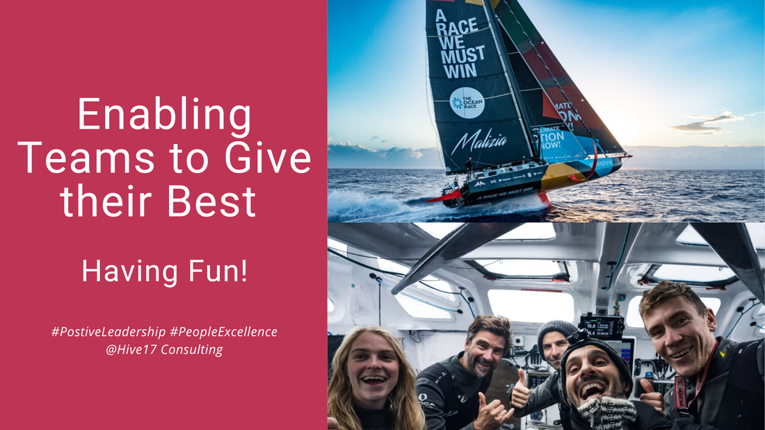 How to enable teams to give their best? Having Fun