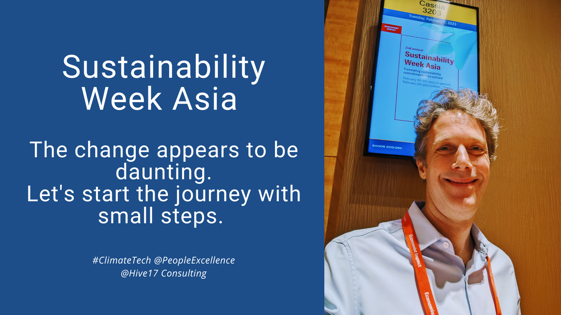 The Sustainability Journey is Daunting - Let's Speed & Scale in Small Steps