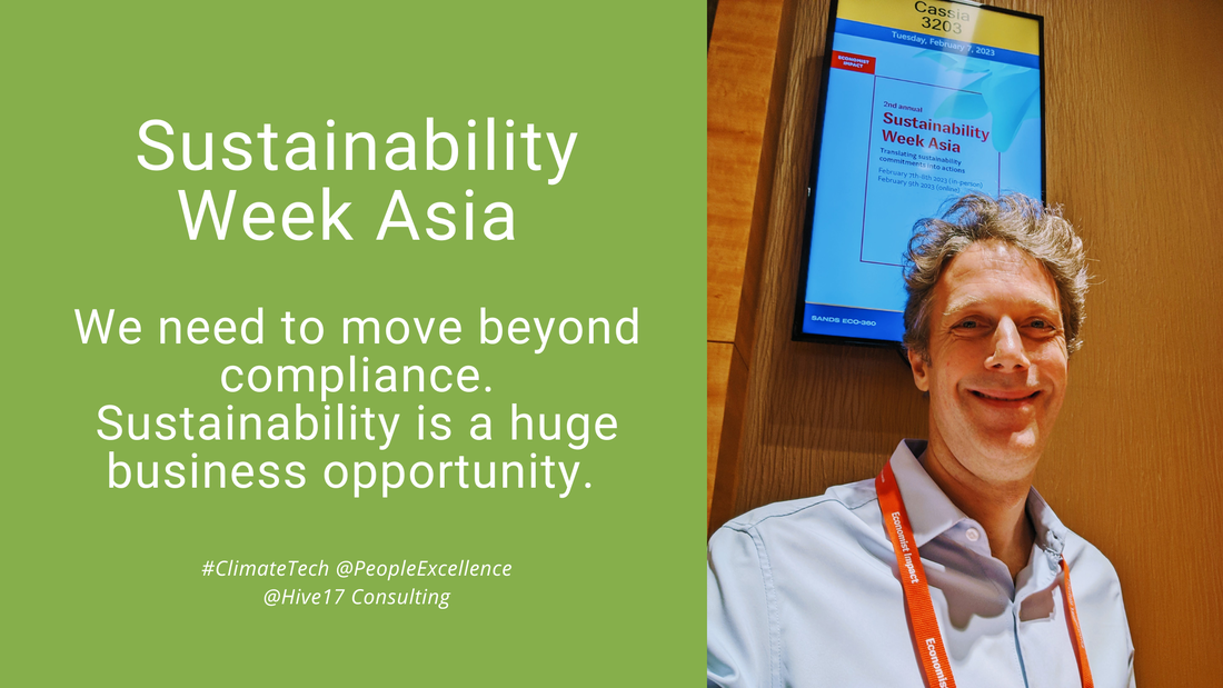 Let's go beyond compliance - Sustainability is a huge business opportunity!