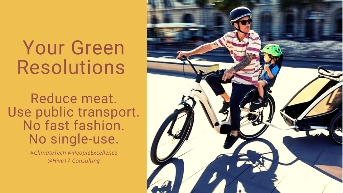 What's your new year's resolution? Take your small steps towards sustainability