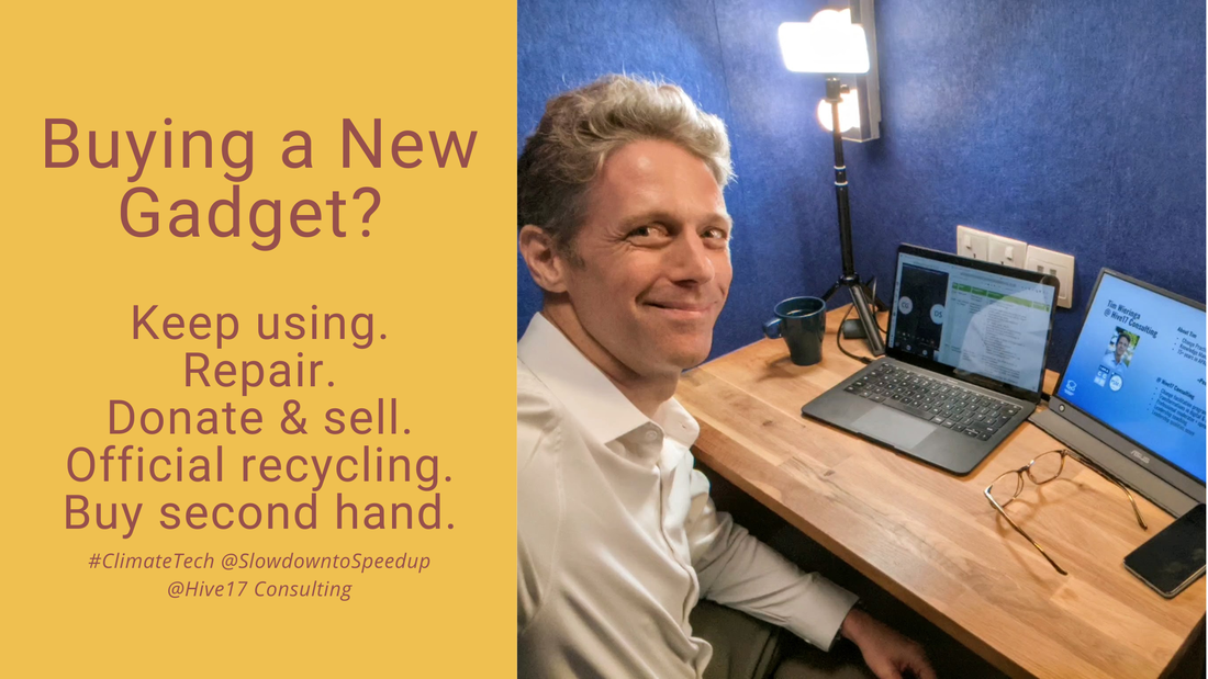 Electronic Waste? Resist the Urge to Buy New Gadgets!