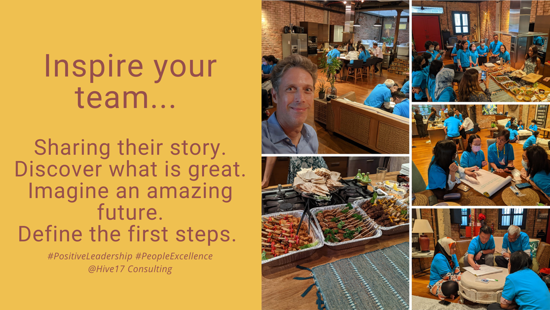Inspire your team! Give them space to talk
