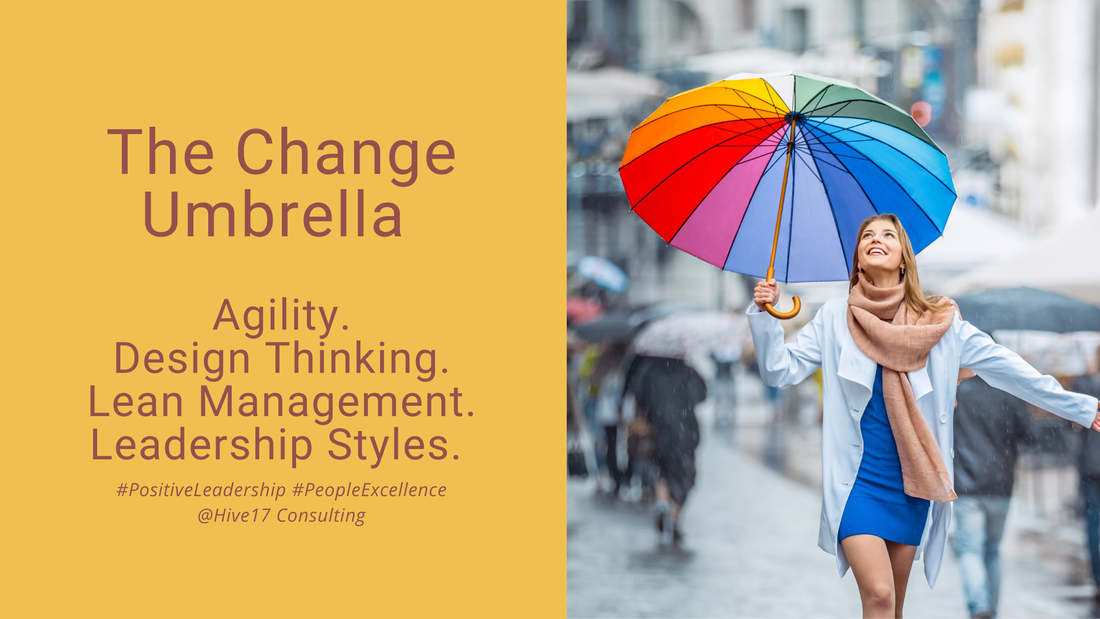 Change Management is the Umbrella for all your Innovation, Excellence and Leadership Campaigns