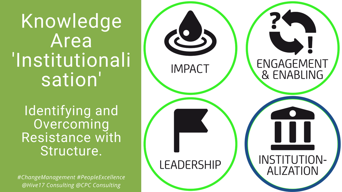 Institutionalisation in Change - Identifying and Overcoming Resistance with Structure