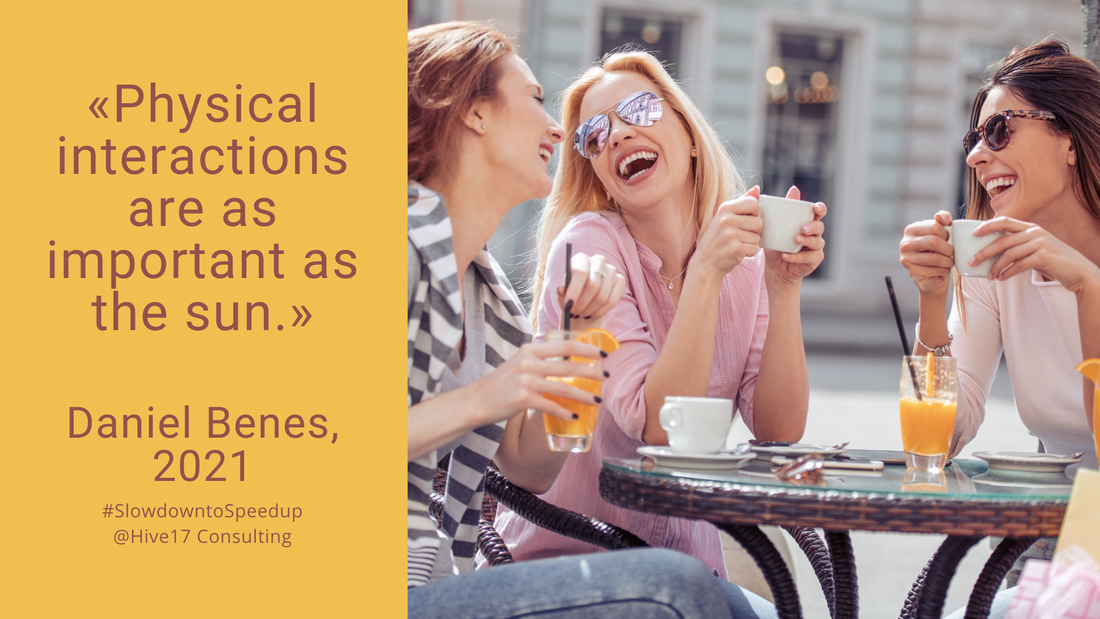 Let's use all our senses a bit more often!