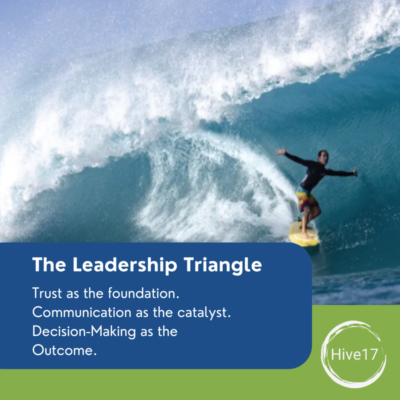 The Leadership Triangle for CxO Team: Trust, Communication, and Decision-Making