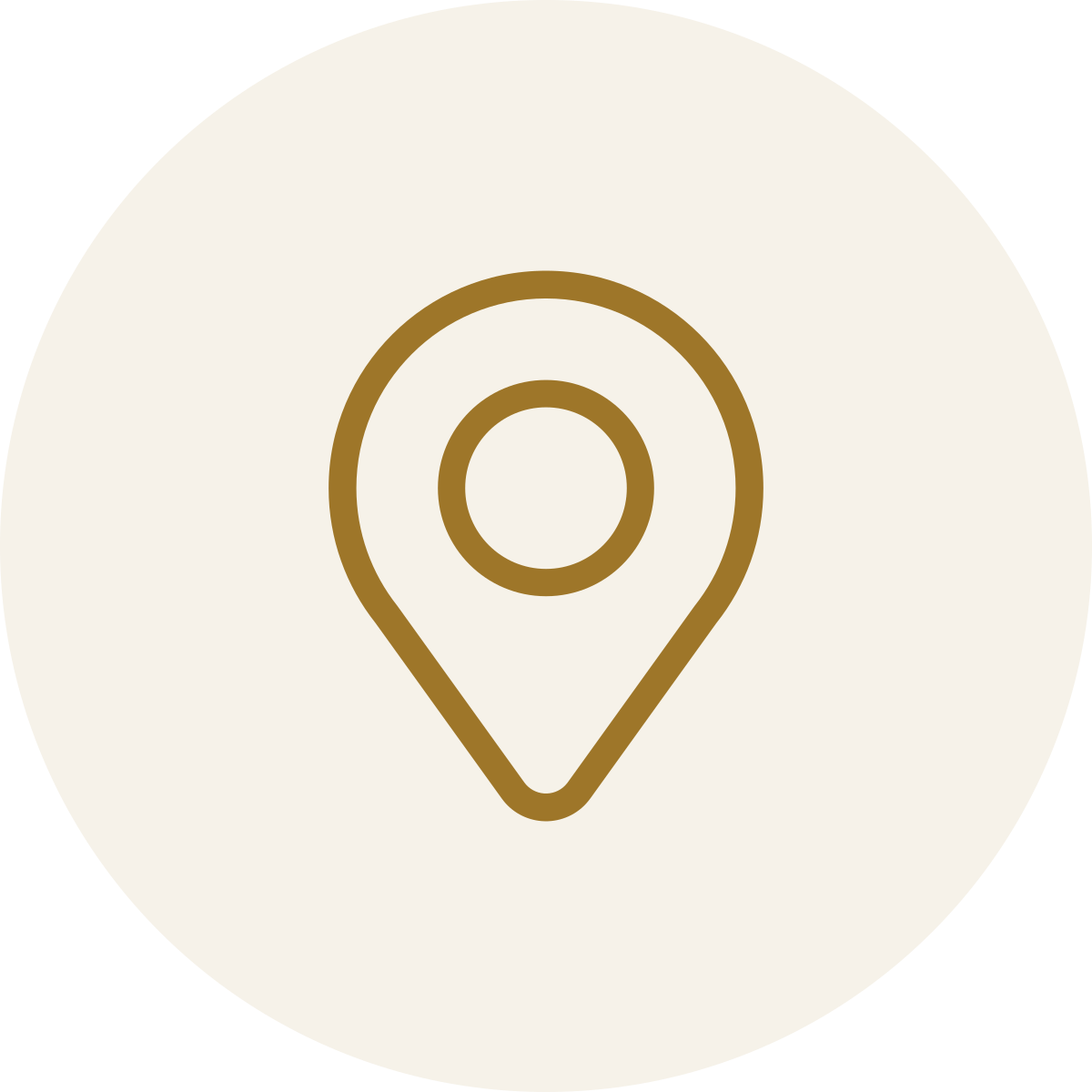 Map pin icon indicating location or navigation.