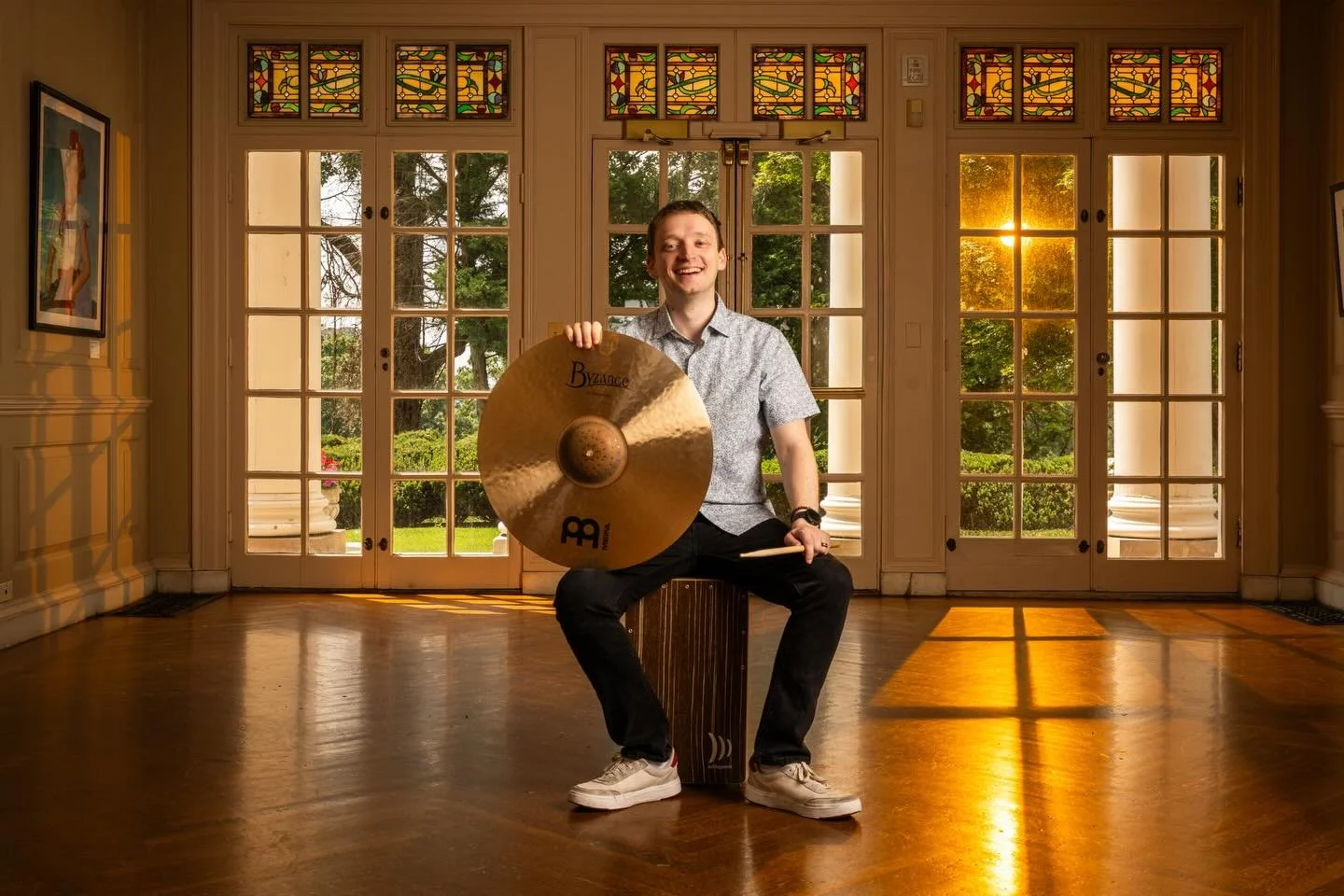 Working with drummer and percussionist @michaelmcsweeneymusic for @strathmorearts as part of a larger project capturing promo portraits for the entire 2026 Artists in Residence Class. His band Costas Colectivo offers an up-close look at the intricate