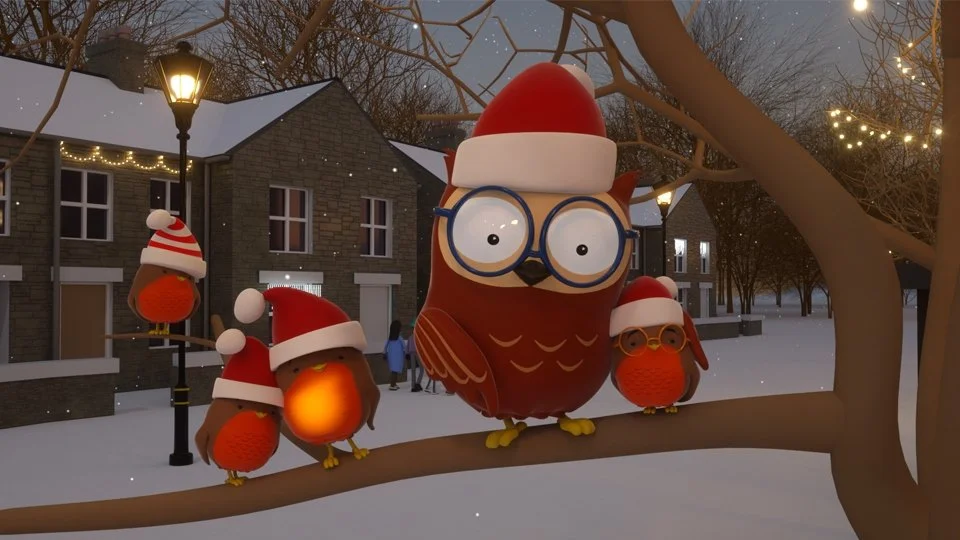 3 Christmas animations for Oldham Council