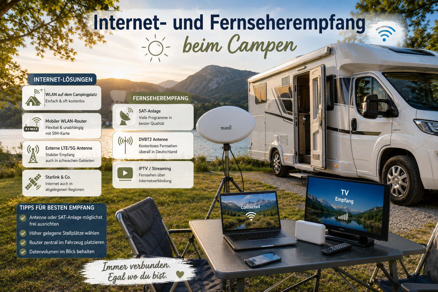 Internet - unterwegs und auf dem Stellplatz