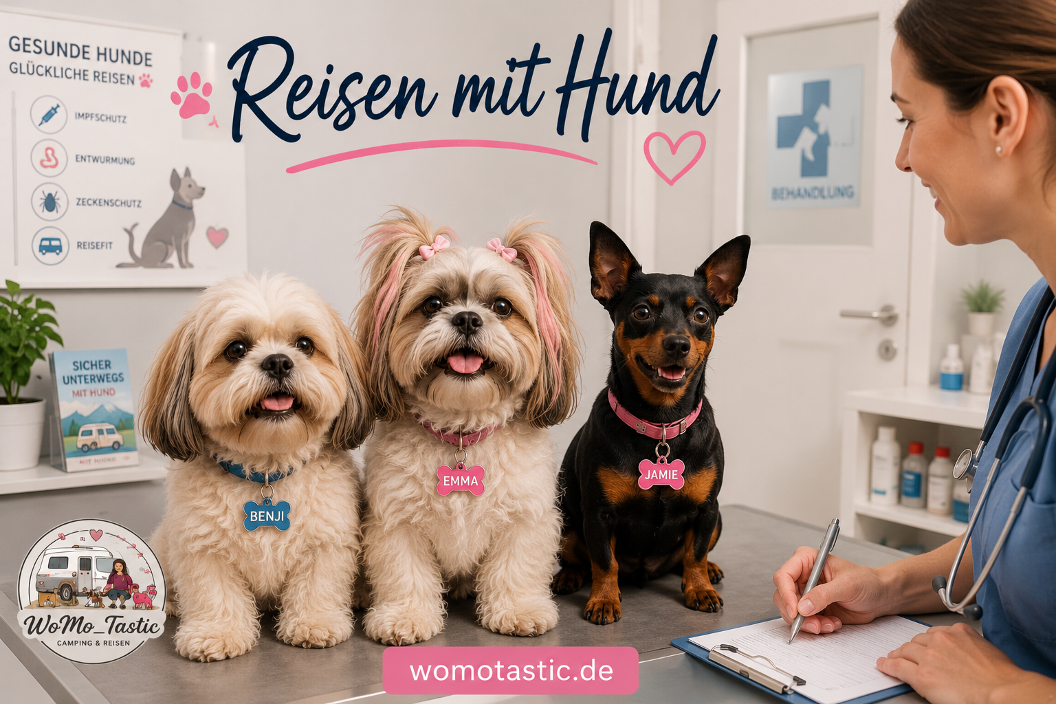 Impfen, Entwurmen, Zeckenschutz: Diese Gesundheitsvorschriften gelten für Reisen mit Hund in Europa