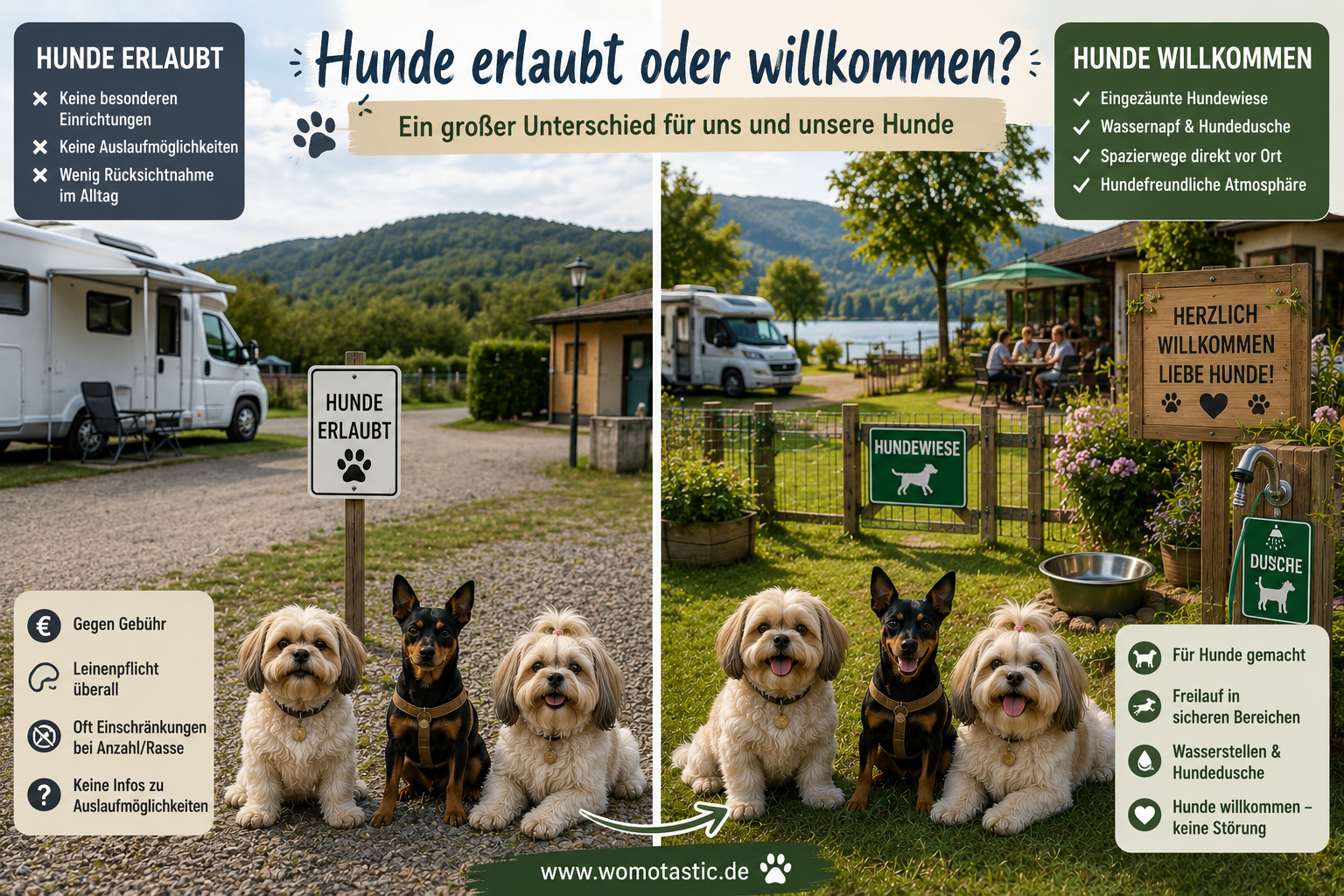 Hundefreundliche Campingplätze finden: Worauf ich bei der Auswahl achte

