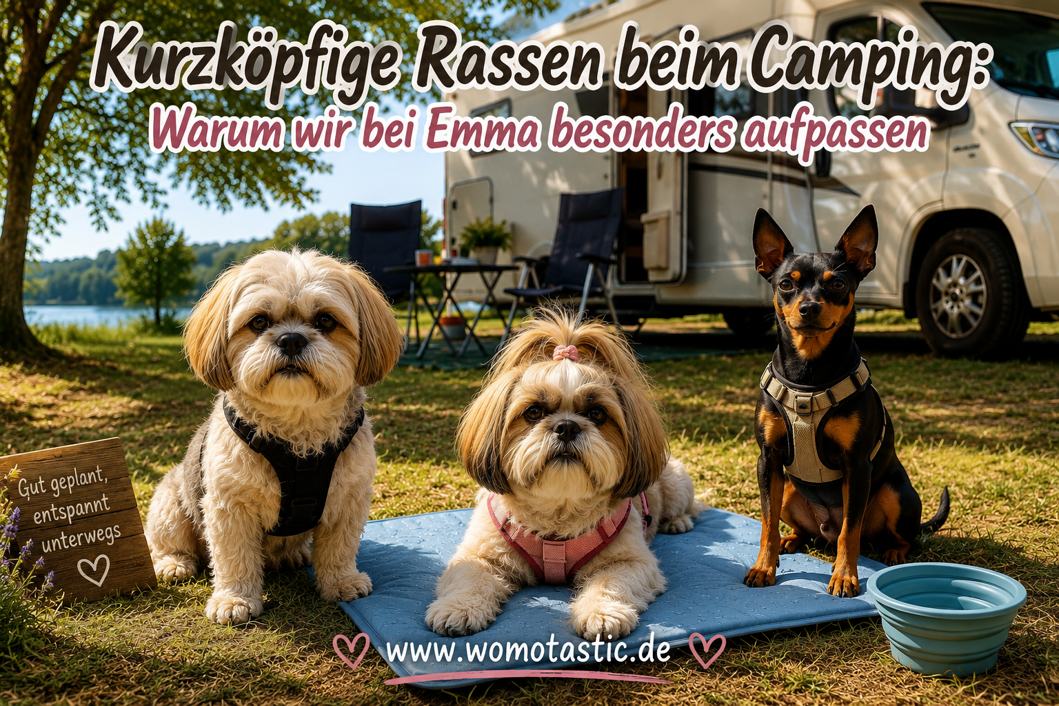 Kurzköpfige Rassen beim Camping: Warum wir bei Emma besonders aufpassen

