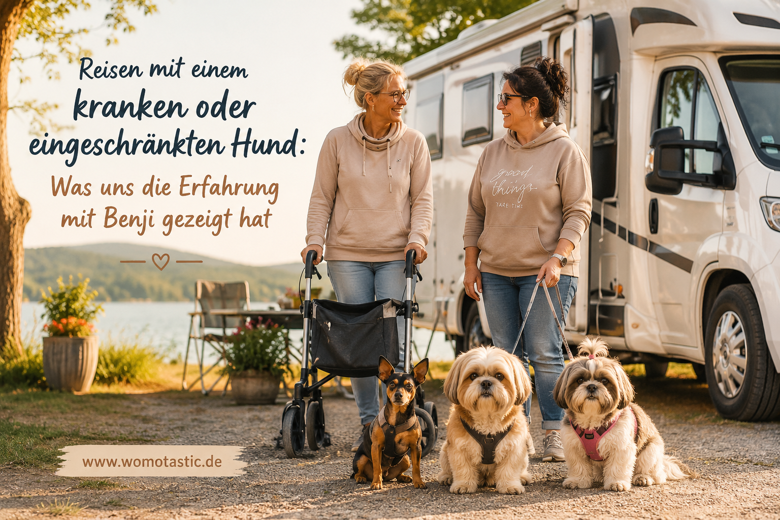 Reisen mit einem kranken oder eingeschränkten Hund