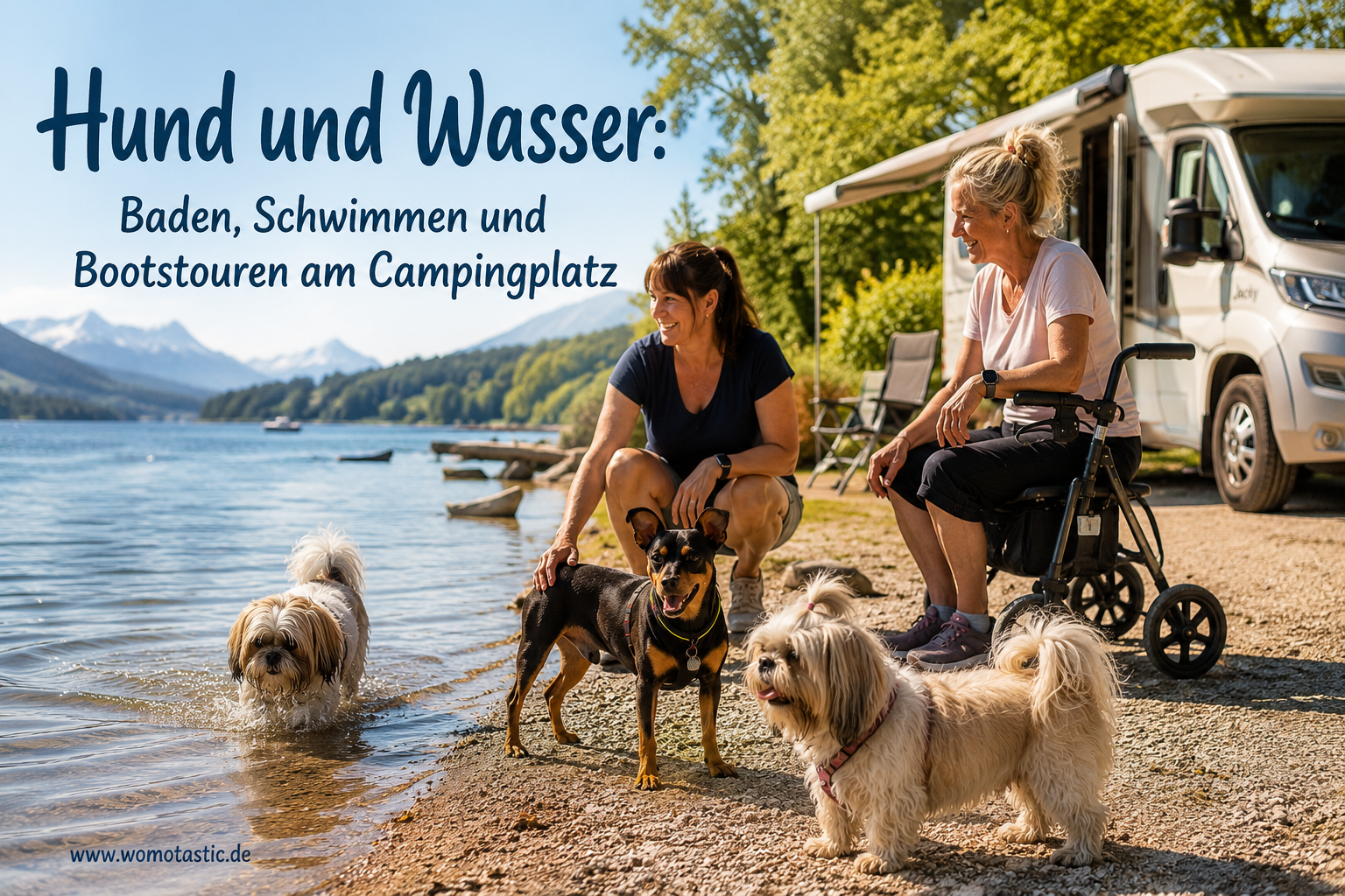 Hund und Wasser: Baden, Schwimmen und Bootstouren am Campingplatz

