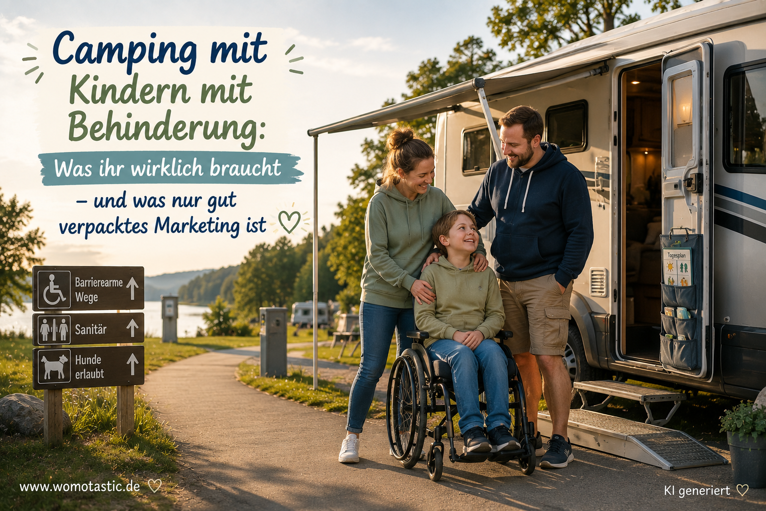 Camping mit Kindern mit Behinderung: Was ihr wirklich braucht – und was nur gut verpacktes Marketing ist
