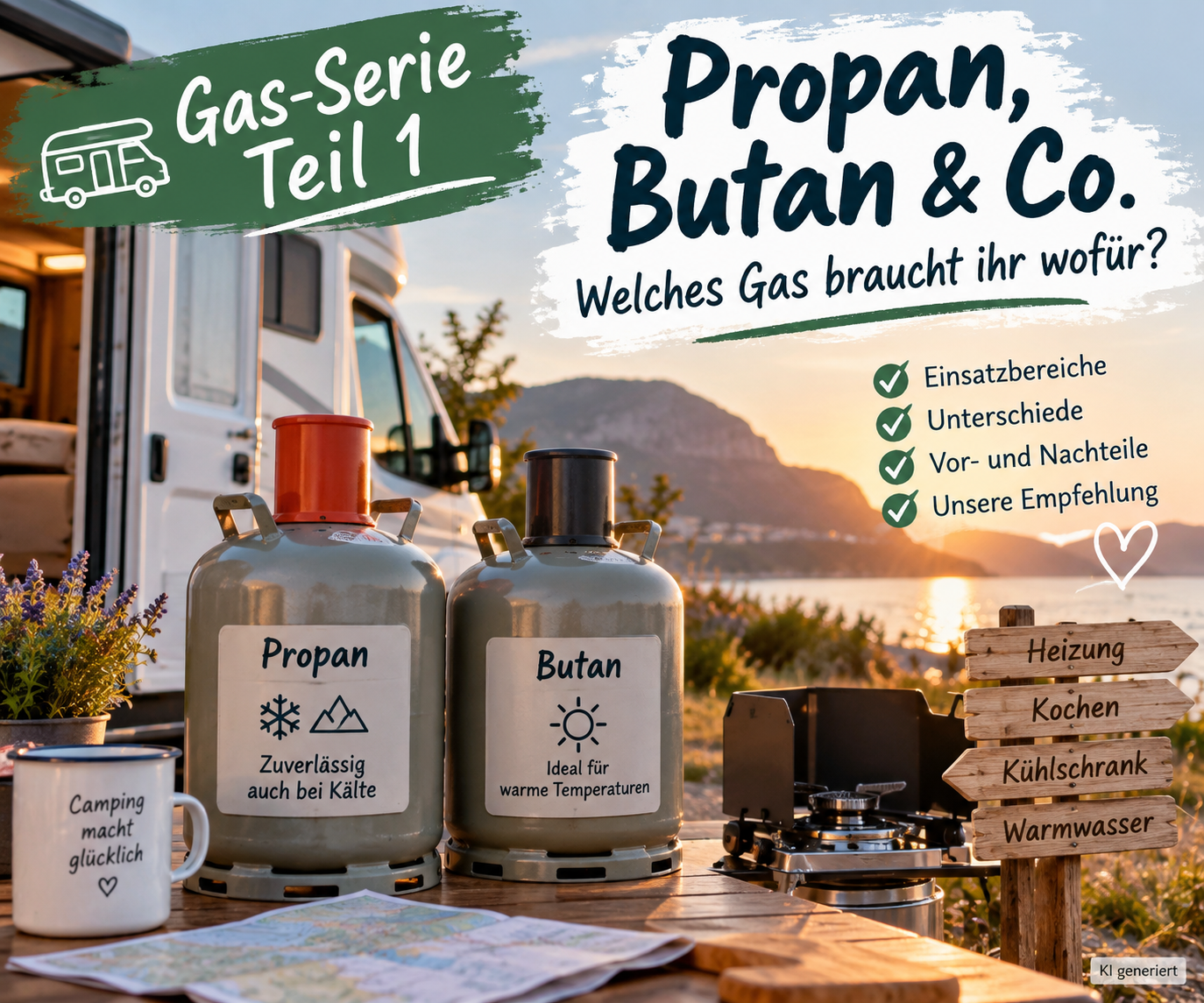 Gas-Serie Teil 1: Propan, Butan & Co. – welches Gas braucht ihr wofür?
