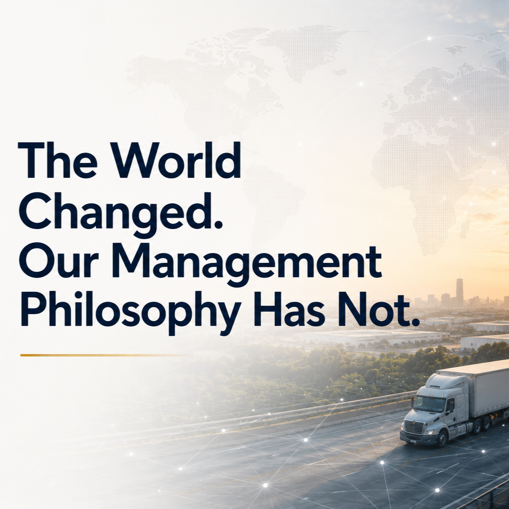 The World Changed. Our Management Philosophy Has Not.