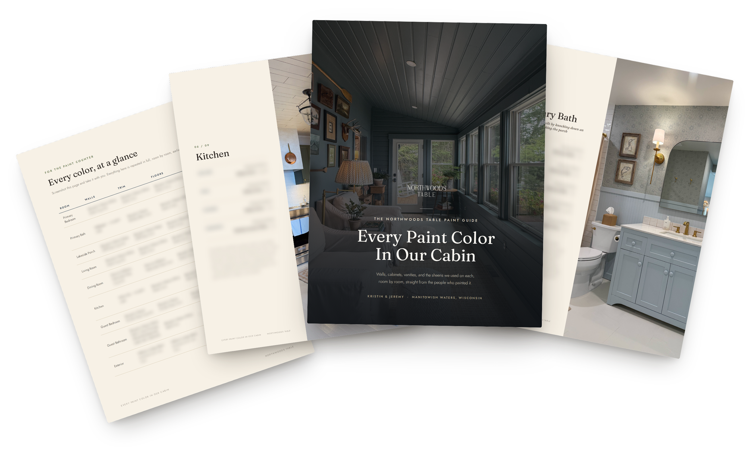 Every Paint Color In Our Cabin