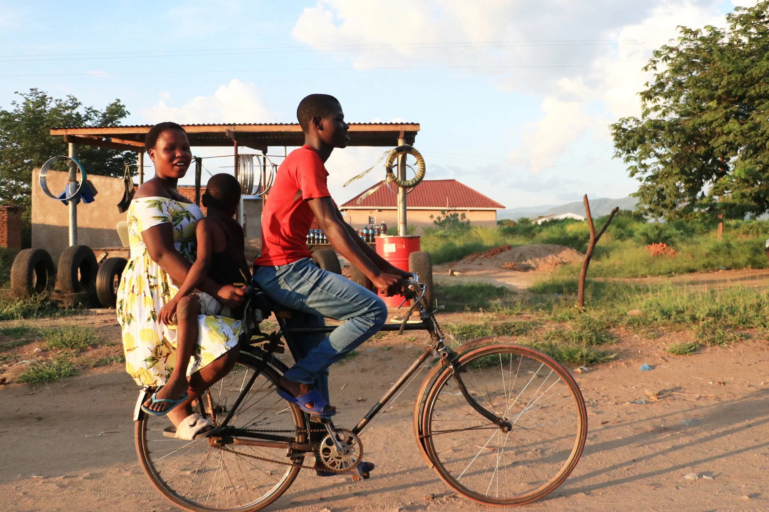 "When I went to Malawi, I noted that the bicycle is a very common mode of transport and the bicycles were everywhere." 
© Angela Jimu