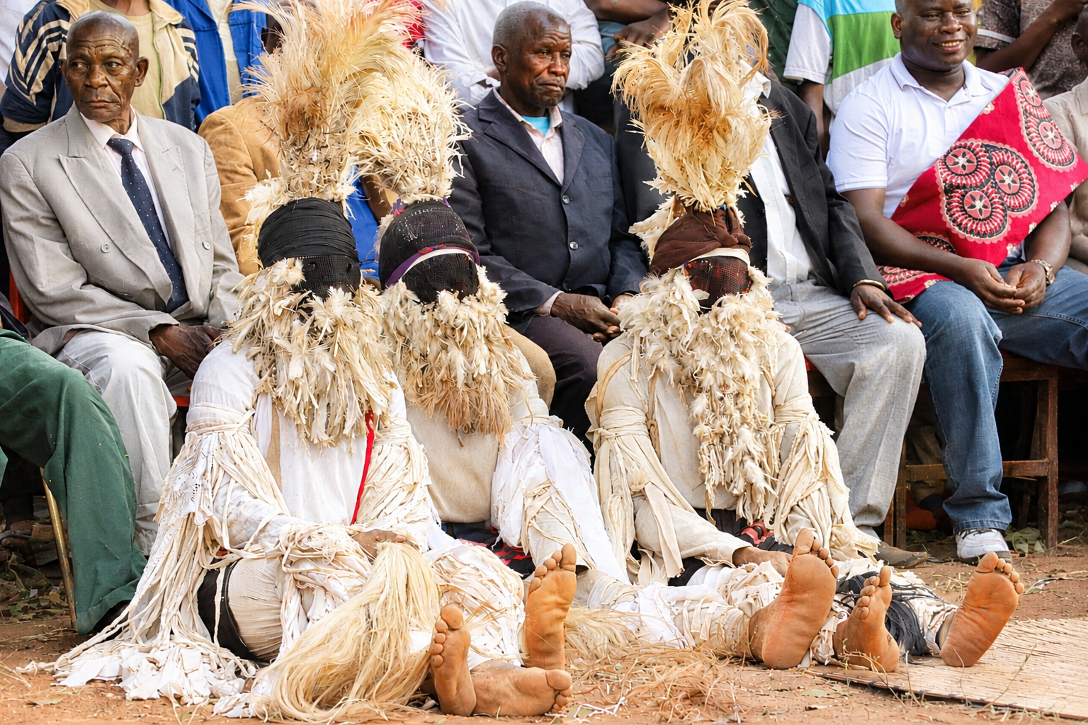 "Growing up, masquerades were common in our neighbourhood and were associated with people of Malawian origin." © Angela Jimu