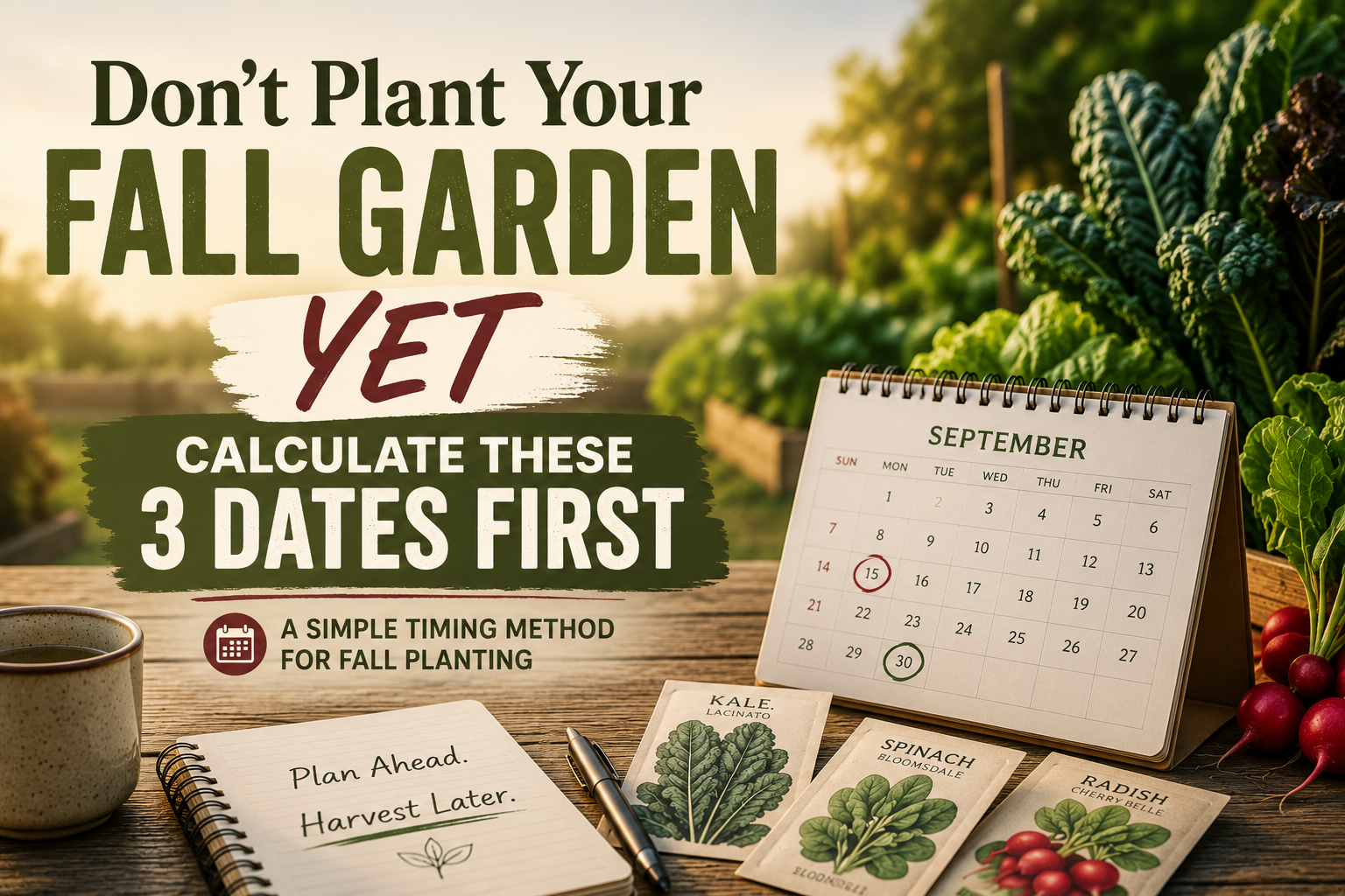 Don’t Plant Your Fall Garden Until You Calculate These 3 Dates 