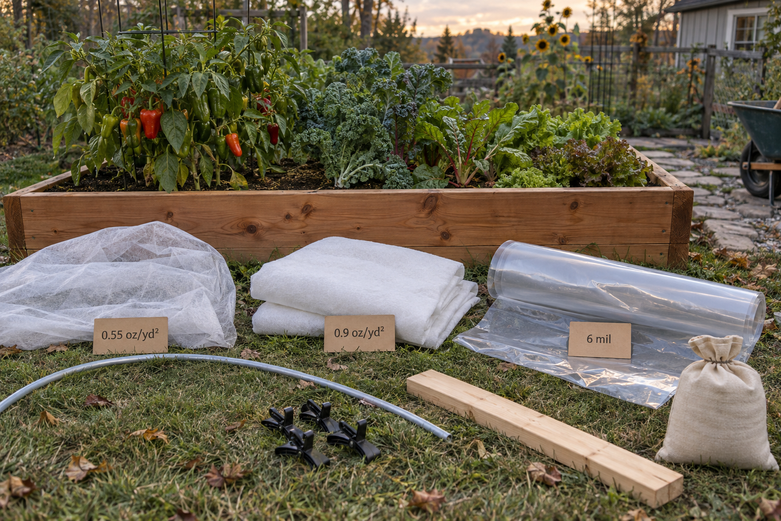 Row Cover, Frost Cloth, or Plastic? Choose the Right Protection Before a Cold Night