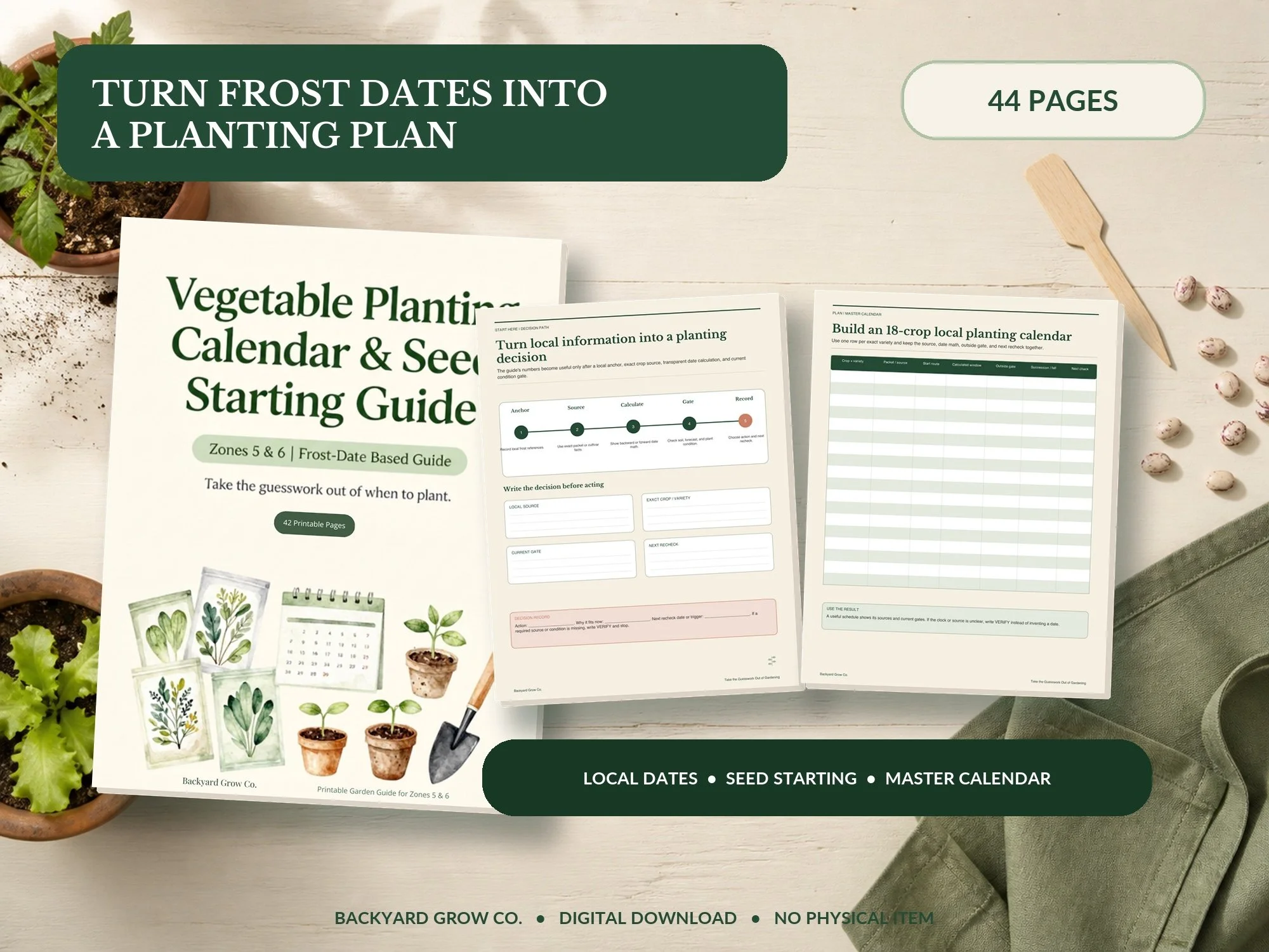 Planting Calendar & Seed-Starting Guide