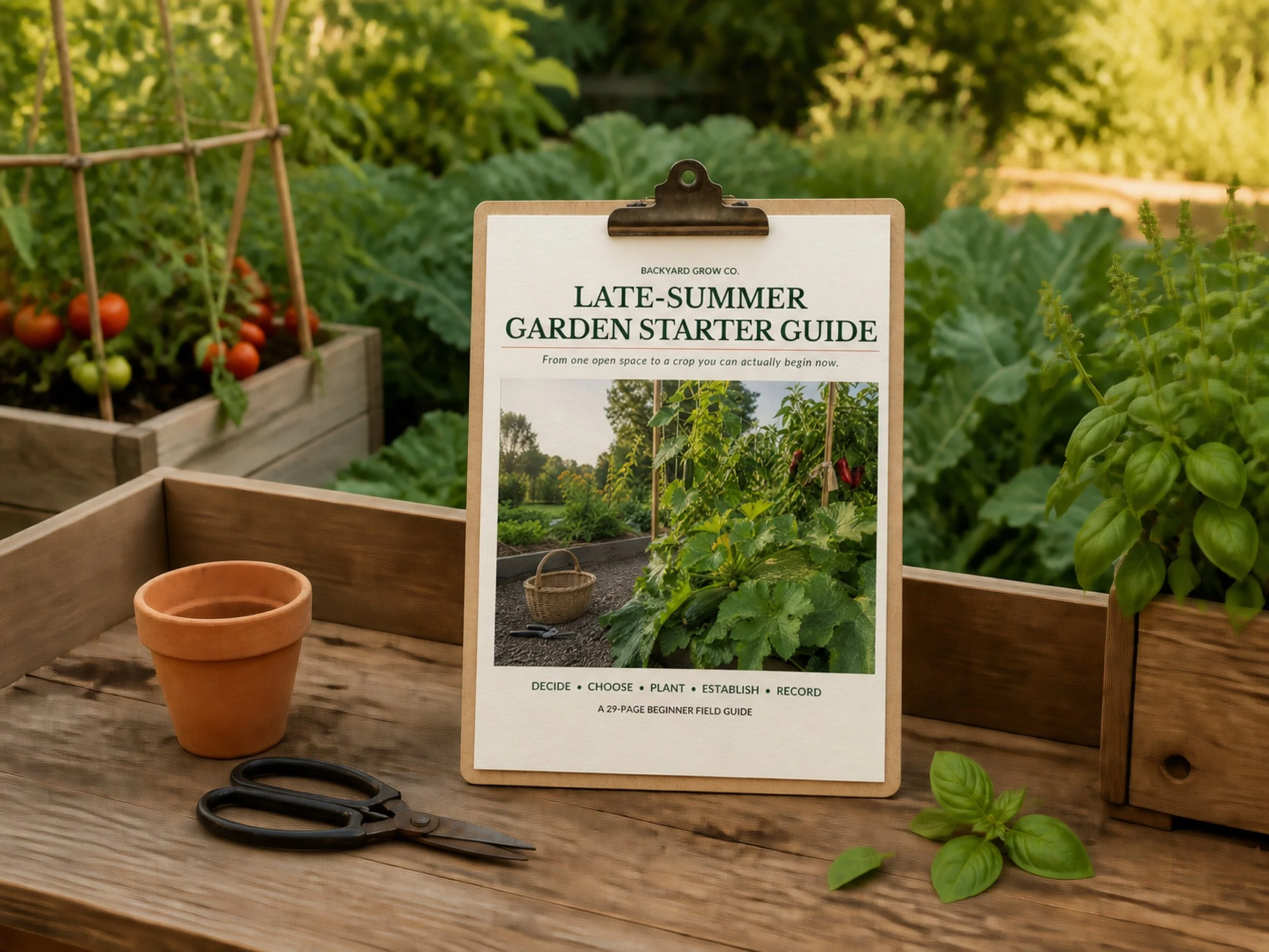 Late-Summer Garden Starter Guide