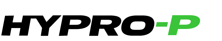 HYPRO-P logo in black and green text