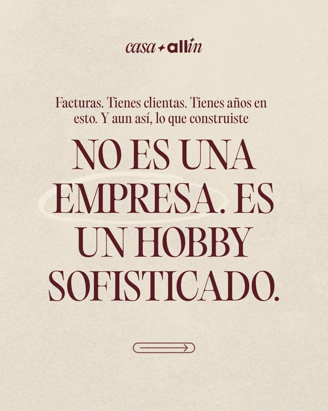 Tu negocio est&aacute; pidiendo dejar de ser sostenido por tu adrenalina y empezar a operar como la empresa que viniste a crear